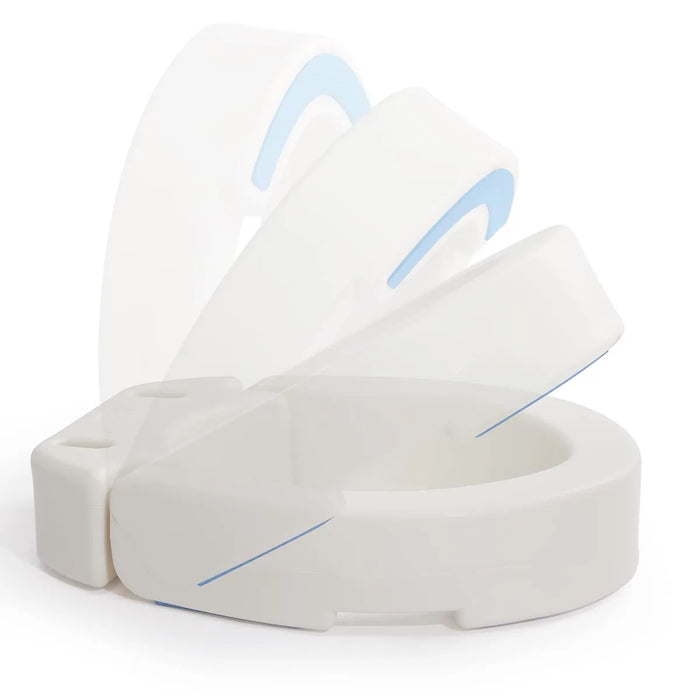 OasisSpace Hinged Toilet Seat Riser