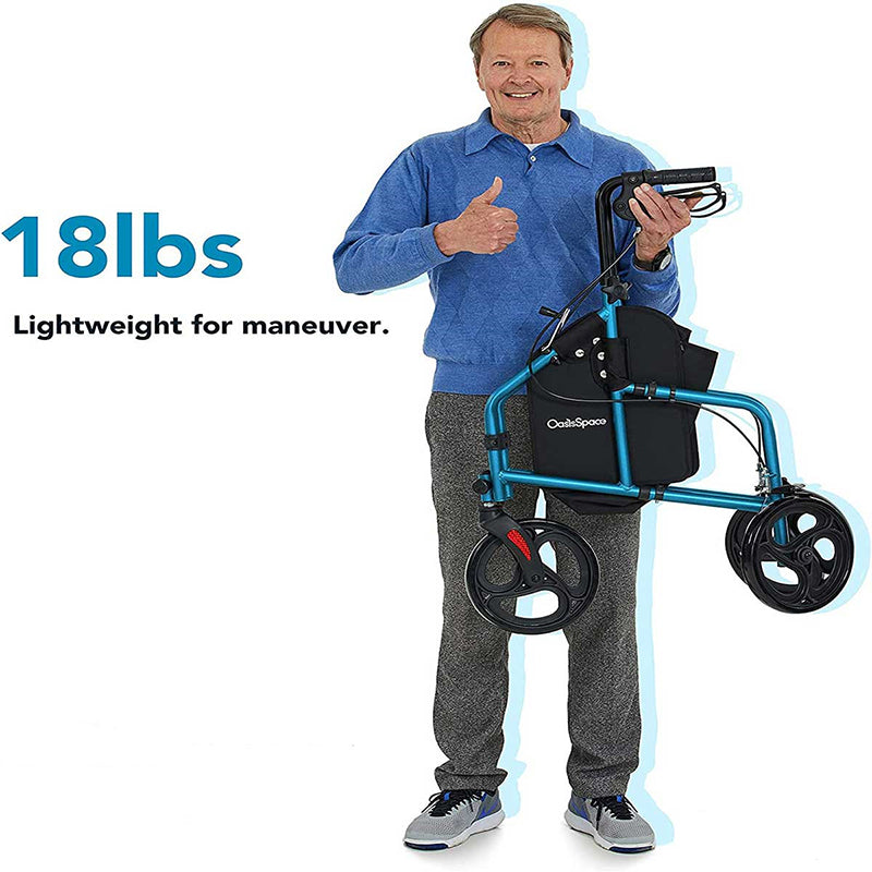 Lightweight  3 Wheels Rollator Walker