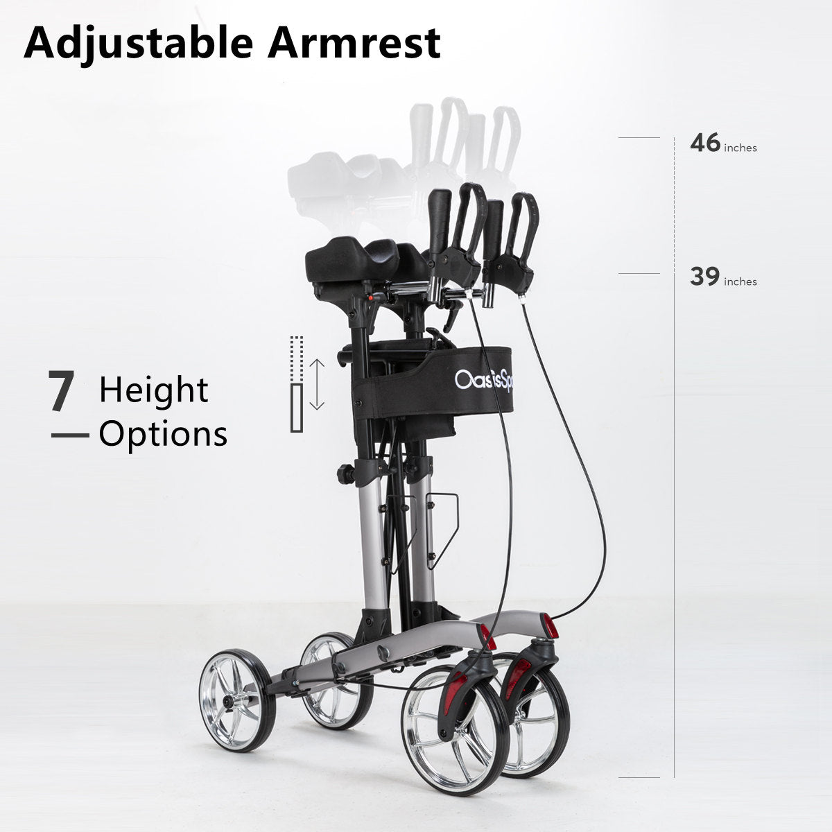 7 Heights Adjustable Upright Walker