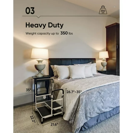 Padded step stool for bed deals