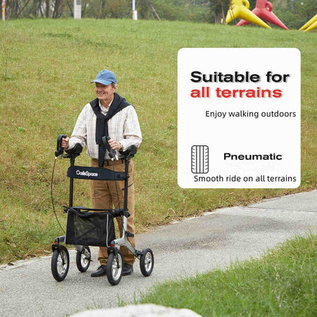 Suitable for all terrains Pneumatic Upright Walker