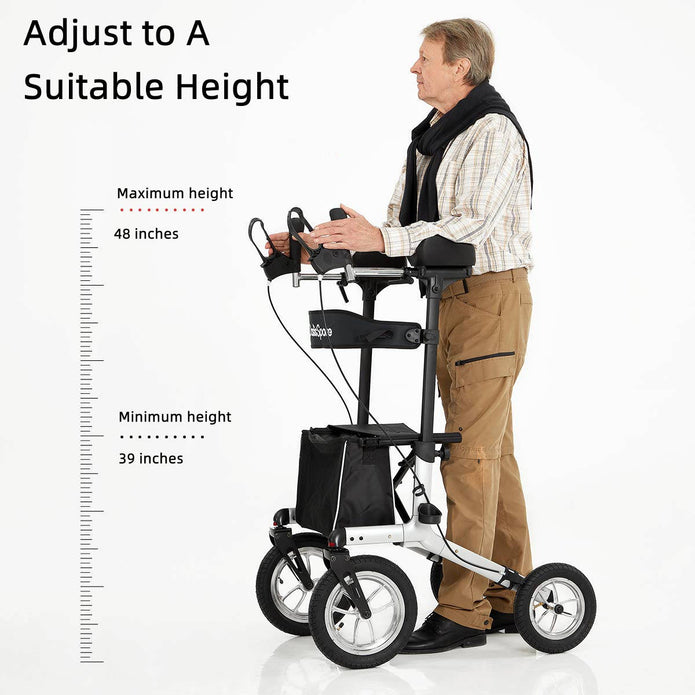 Foldable Bariatric Rollator Walker