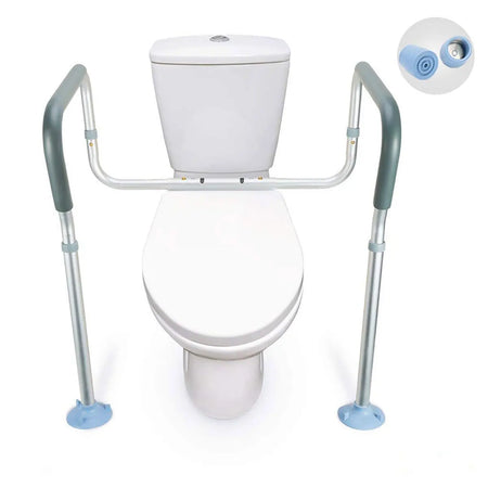 OasisSpace Adjustable Toilet Rails