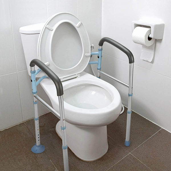Easy to use Toilet Safety Rails
