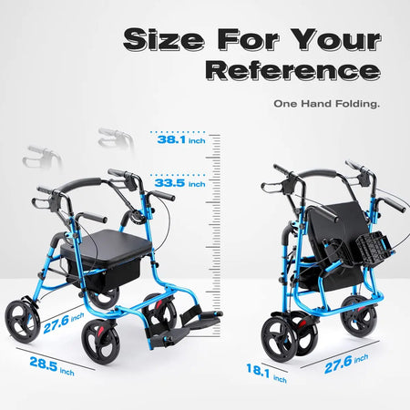 Adjustable  Walker Wheelchair