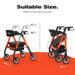 Adjustable Bariatric Rollator