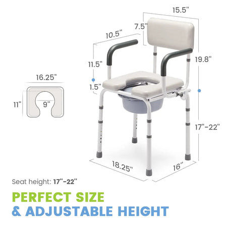 Adjustable Commode Chair