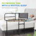 Stable Two-Way Folding Bed Rail