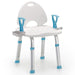 Heavy Duty Shower Chair with Back and Arms