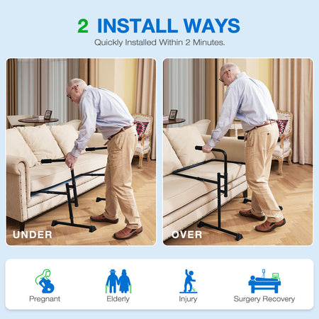 Couch Standing Aids Adjustable Sofa Grab Bar Handles Rails for Senior