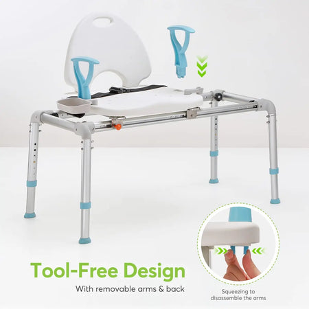 Tool Free  Tub Tansfer Bench