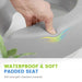 Waterproof Raised Toilet Seat Riser with Lock