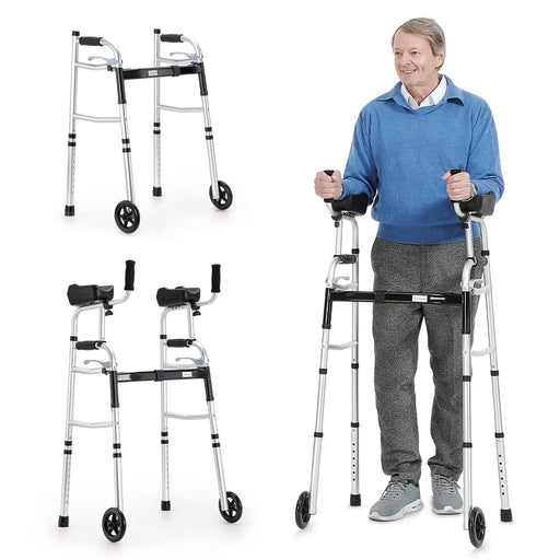 2 Wheel Walker with Removable Armrests