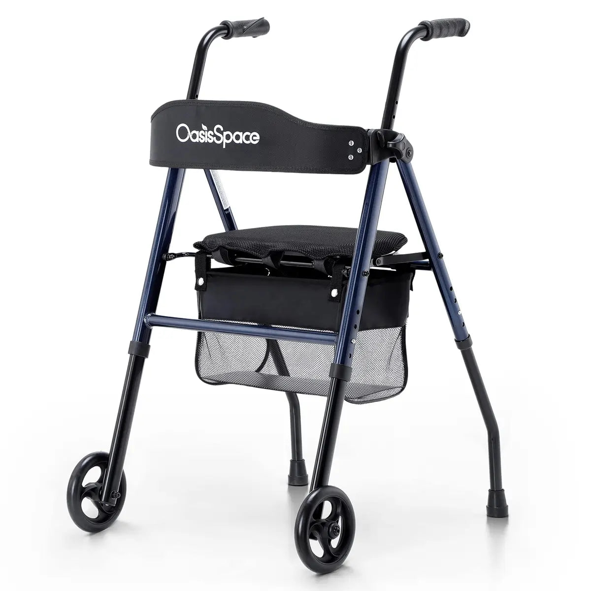 【in a row】Oversole Lace Up Walker OasisSpace 2 Wheel Walker with Seat