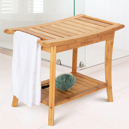 24" Bamboo Shower Bench