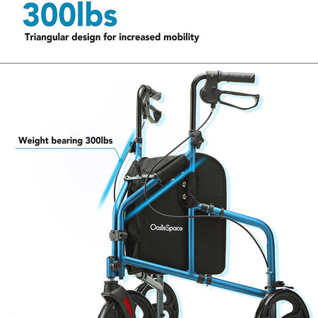 Flexible - 3 Wheels Rollator Walker
