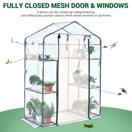 Greenhouse with Netting
