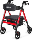 Bariatric Rollator Walker Red