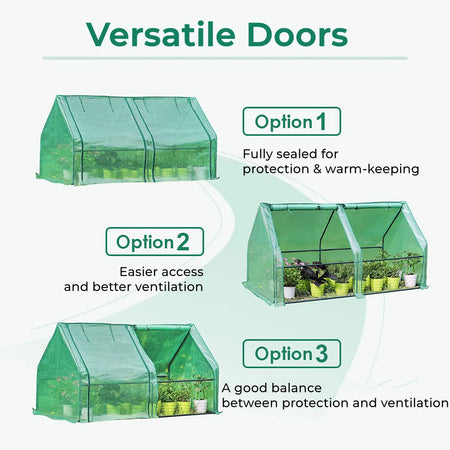 71" x 36" x 36" Mini Greenhouse (2 Colors Available)