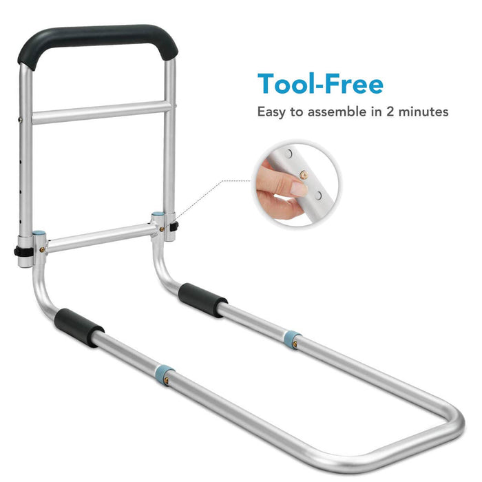 Tool-Free Adjustable Bed Assist Rail