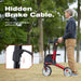 Hidden Brake Cable Rollator