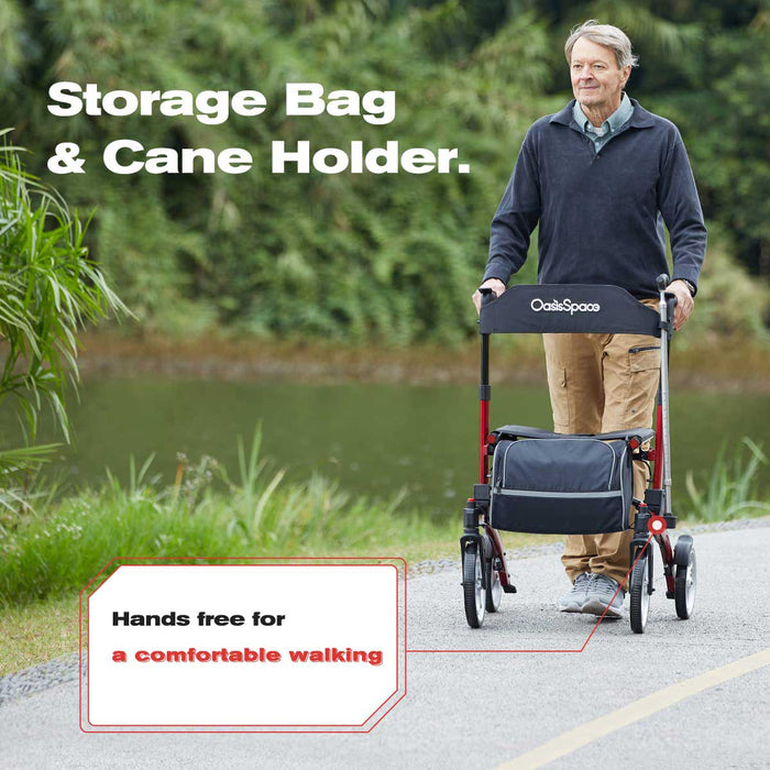 Rollator with Storage Bag
