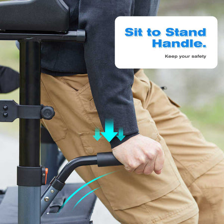 Handy Upright Walker with Stand Handle