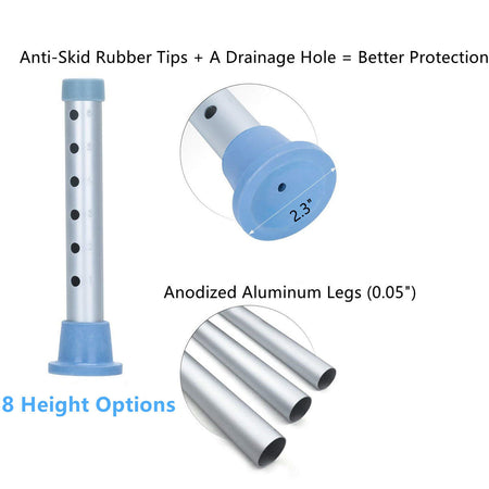 Swivel Shower Chair-8 height options