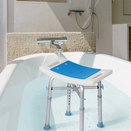 OasisSpace Heavy Duty Padded Shower Stool