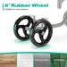 8" Rubber Wheel