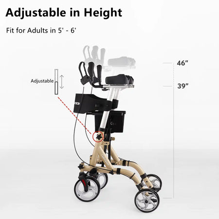 Adjustable Lightweight Upright Walker