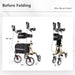 Foldable Lightweight Upright Walker Size