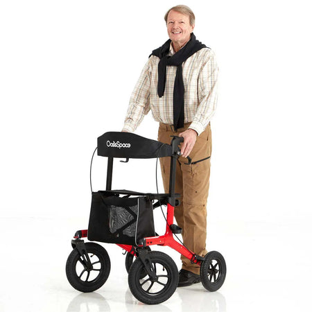 OasisSpace Pneumatic Rollator Walker