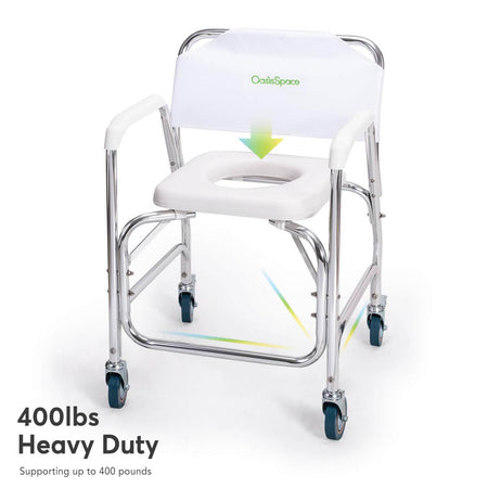 400lbs Heavy duty Shower Wheelchair