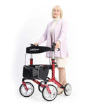 Stylish Rollator Walker-Red