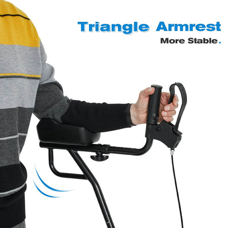 triangle armrest tall walker