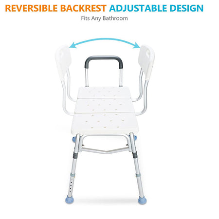 Tub Transfer Bench wirh Recersible Backrest