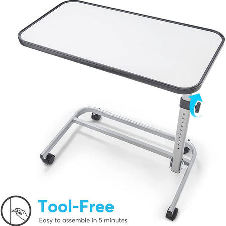 tool free overbed table