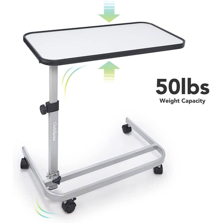 50lbs capacity X-Large Overbed Table