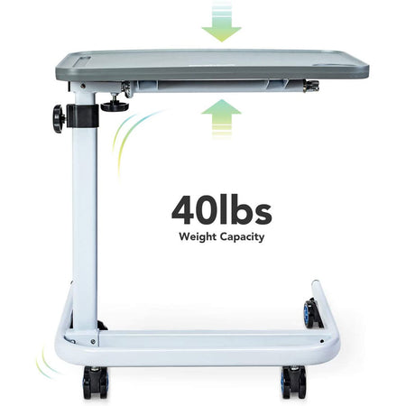 40lbs Capacity X Overbed Table