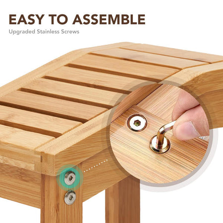 Easy to assemble Shower Stool for Shaving Legs