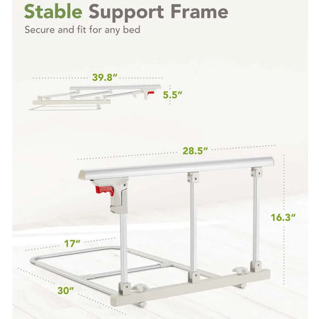 Stable Folding Bed Assist Rail