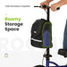 Heavy-duty Bariatric Knee Scooter with a roomy storage bag