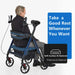 thicken cushion heavy duty upright walker