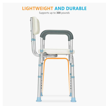 Swivel shower chair with cut out online
