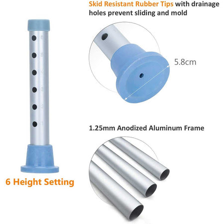 Rehab Shower Chair with Cut out and Arms OasisSpace