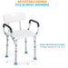 Shower Chair with Back and Arms | OasisSpace
