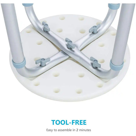 tool free shower stool