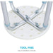 tool free shower stool