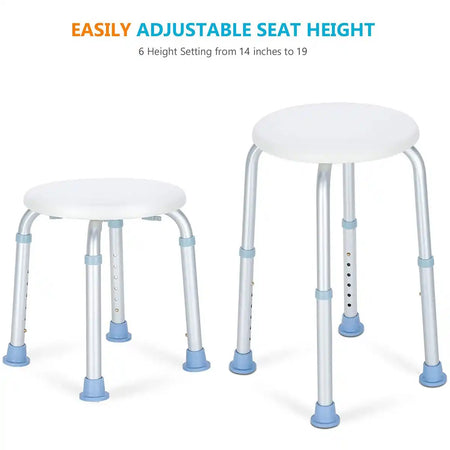 Easily Adjustable Shower Stool